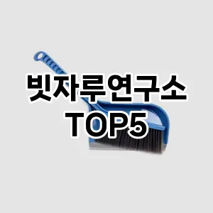 [핫딜안내] 빗자루연구소 추천 순위 TOP5 구매가이드