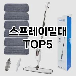 [솔직후기] 스프레이밀대 추천 순위 TOP5 구매가이드