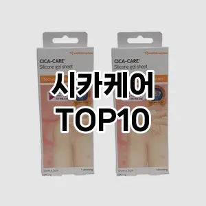 시카케어 추천 순위 TOP10 구매가이드 12월 5주차