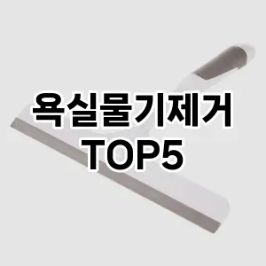 [추천리뷰] 욕실물기제거 추천 순위 TOP5 구매가이드