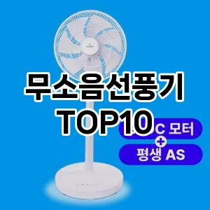 솔직후기 무소음선풍기 추천 순위 TOP10 구매가이드 2024년 6월5주차