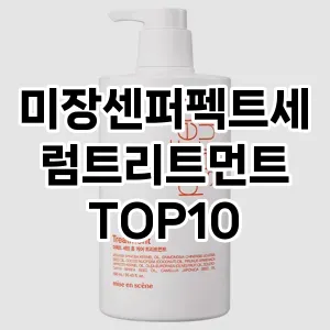 미장센퍼펙트세럼트리트먼트 추천 순위  TOP10 구매가이드 2024년 12월 2주차