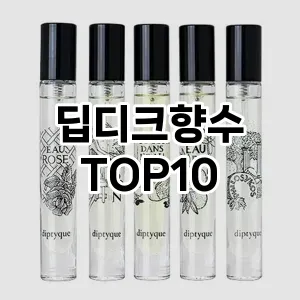 솔직후기딥디크향수 추천 순위 TOP10 구매가이드 2025년 2월 4주차