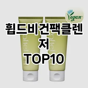 [핫템추천]휩드비건팩클렌저 추천 순위  TOP10 구매가이드 2025년 2월 4주차